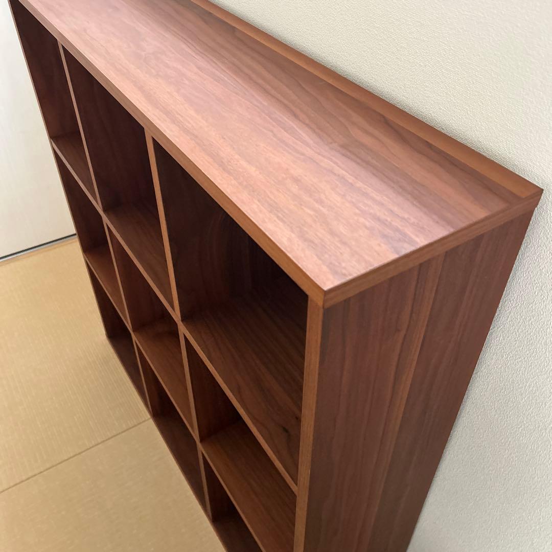 杉工場★木と風★ウォールナット★シェルフ★木製オープンラック★