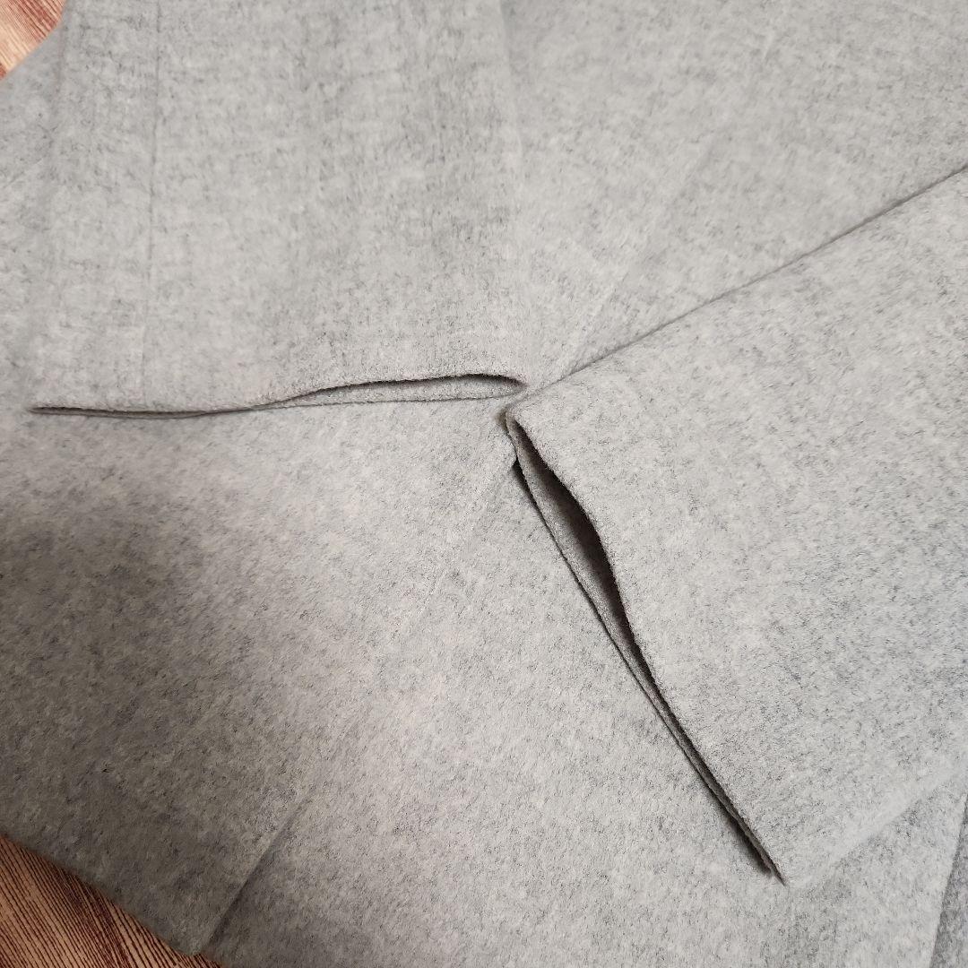 本日限定！【美品】SHIPS SUPER140キーネックショートコート ウール