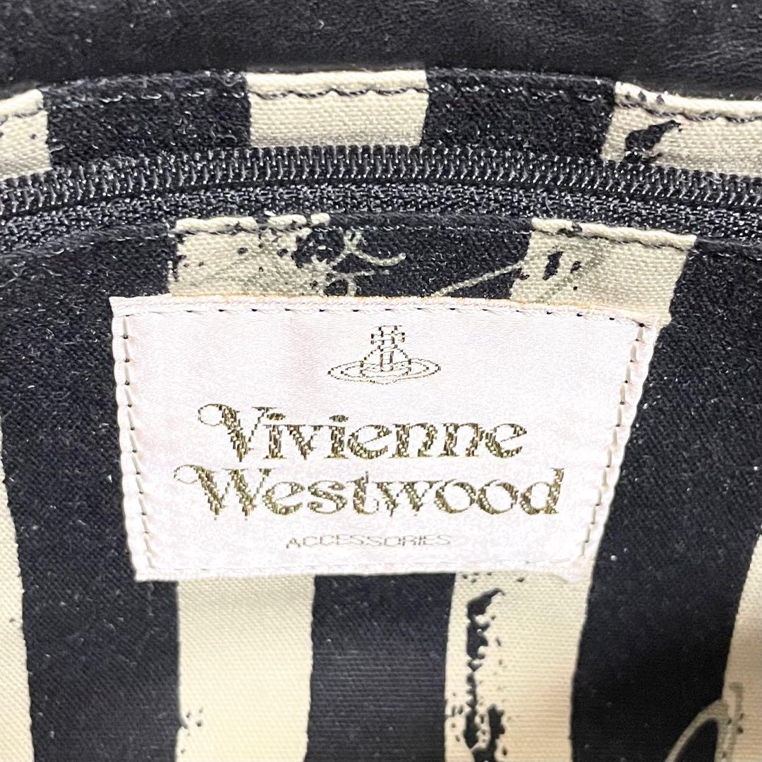 希少/ヴィヴィアンウエストウッド　ショルダーバッグ　アコード　ブラック　レザー