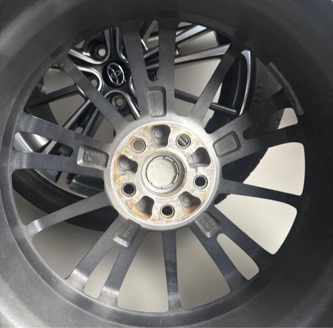 チンチラ① 86純正　215/45R17 美品　溝あり　タイヤホイール