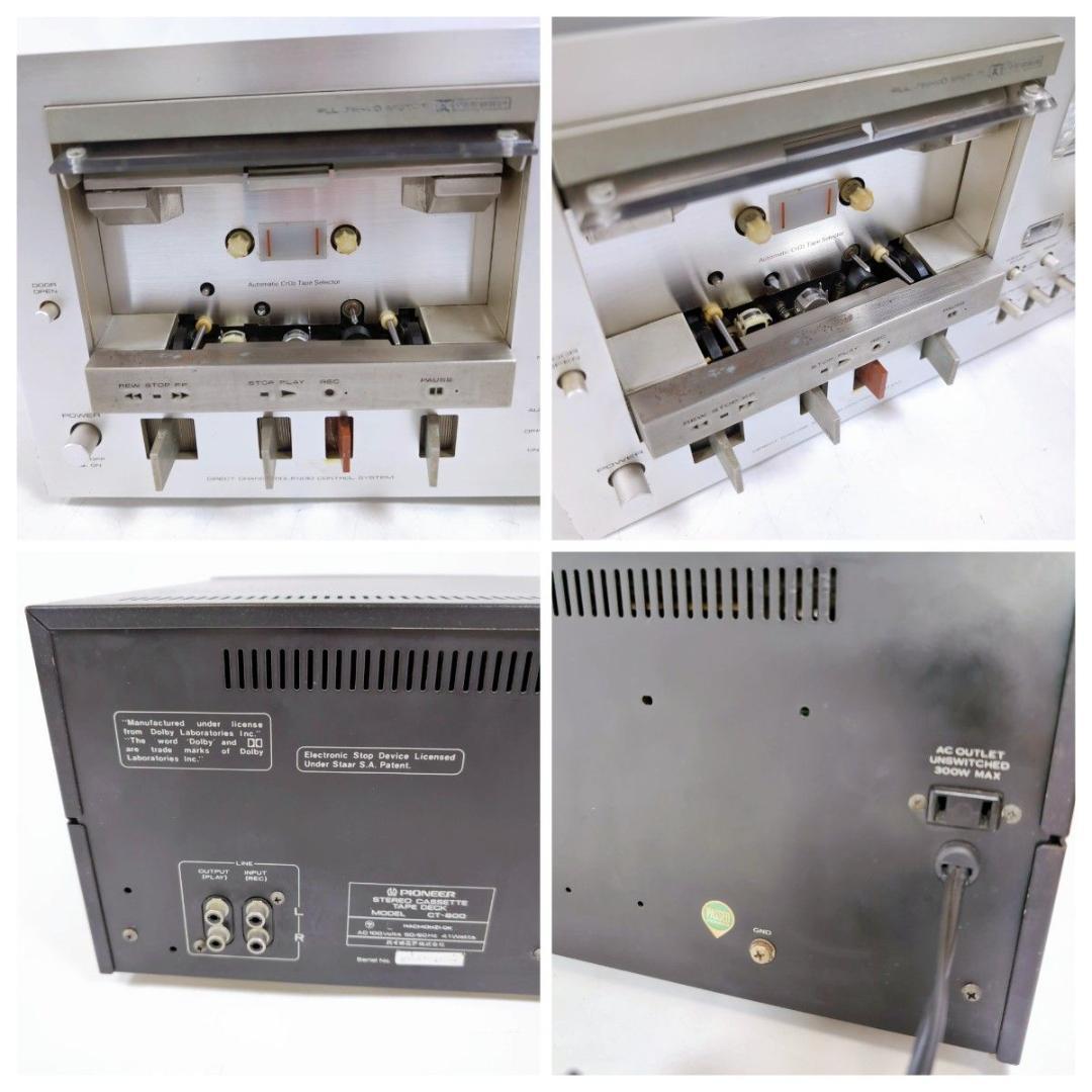 PIONEER パイオニア CT-800 カセットデッキ テープデッキ