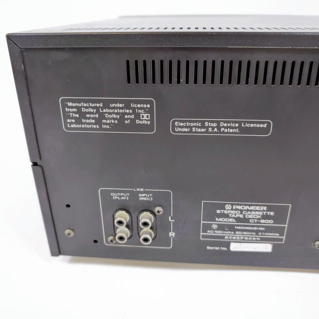 PIONEER パイオニア CT-800 カセットデッキ テープデッキ