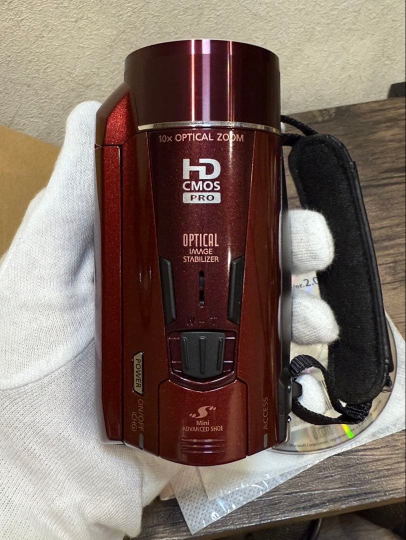 【新品未使用品】Canon キャノン　ivis HFM51 HDビデオカメラ　赤