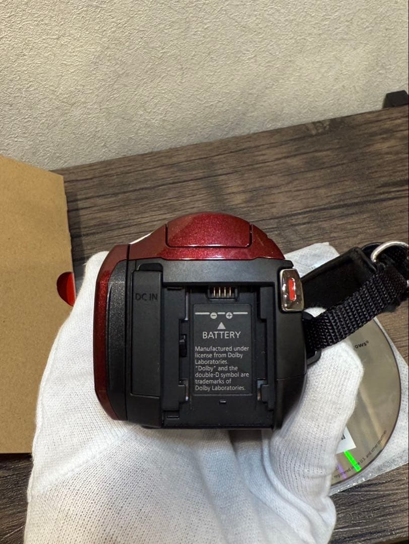 【新品未使用品】Canon キャノン　ivis HFM51 HDビデオカメラ　赤