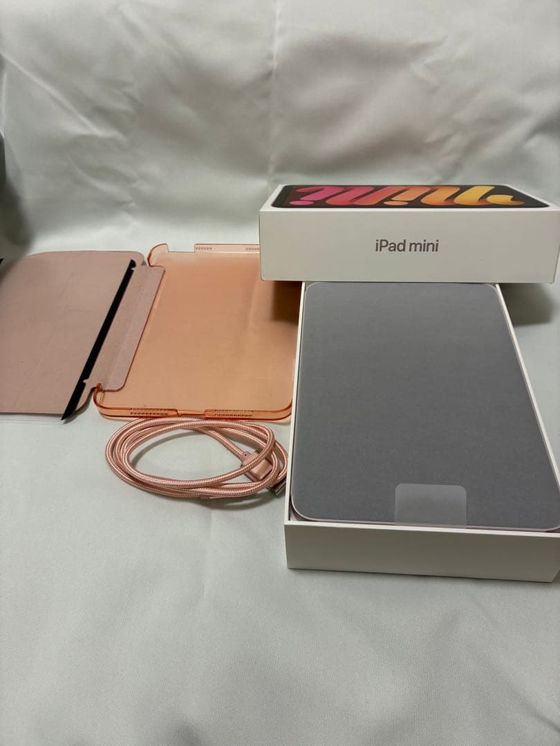Apple iPad mini6 ピンク 256GB wi-fi 本体 ケース付