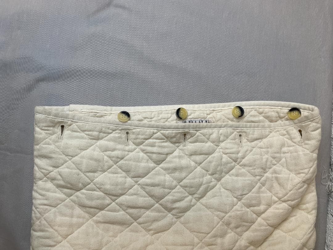 RHC x Utility Canvas 　キルティング クッション⚫︎ホワイト