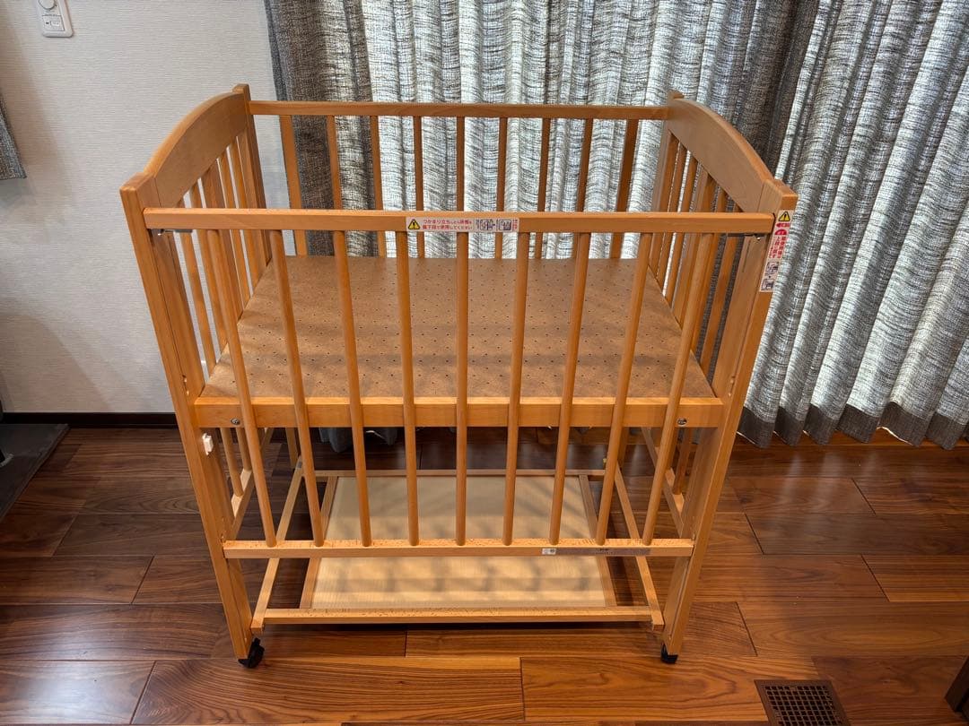 スリーピー　日本製 ベビーベッド 「ミニ ワンタッチハイベッド プチ」