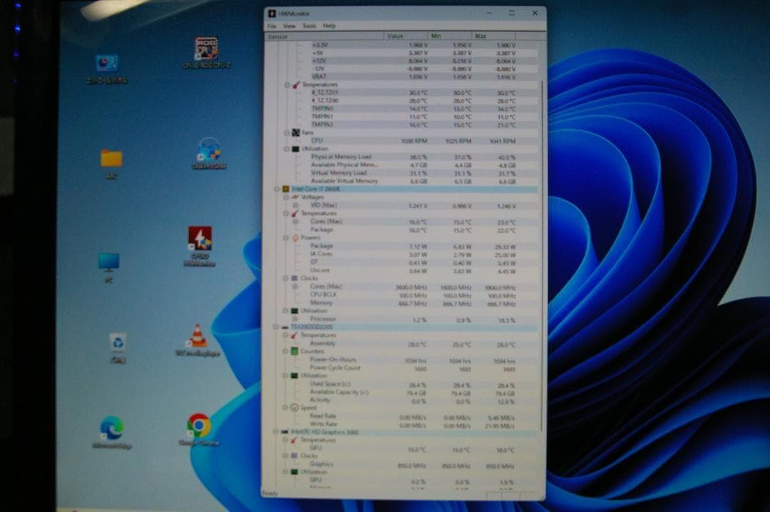 ASUS P8H77-V LE +i7-2600K+8GBメモリー+SSD120