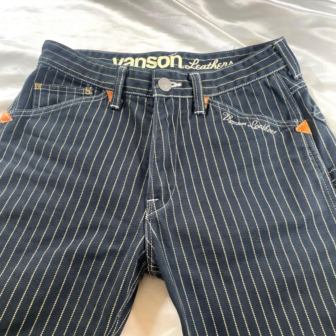 美品　VANSON バンソン　ウォバッシュパンツ　デニム　32 日本製