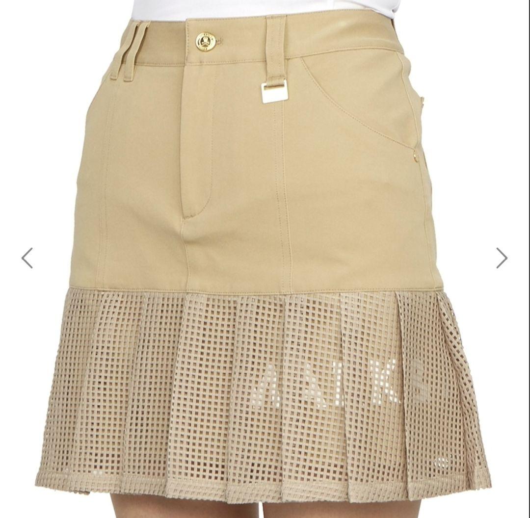 再再再値下げ美品 マークアンドロナ　スカート36 定価40700円 ベージュ