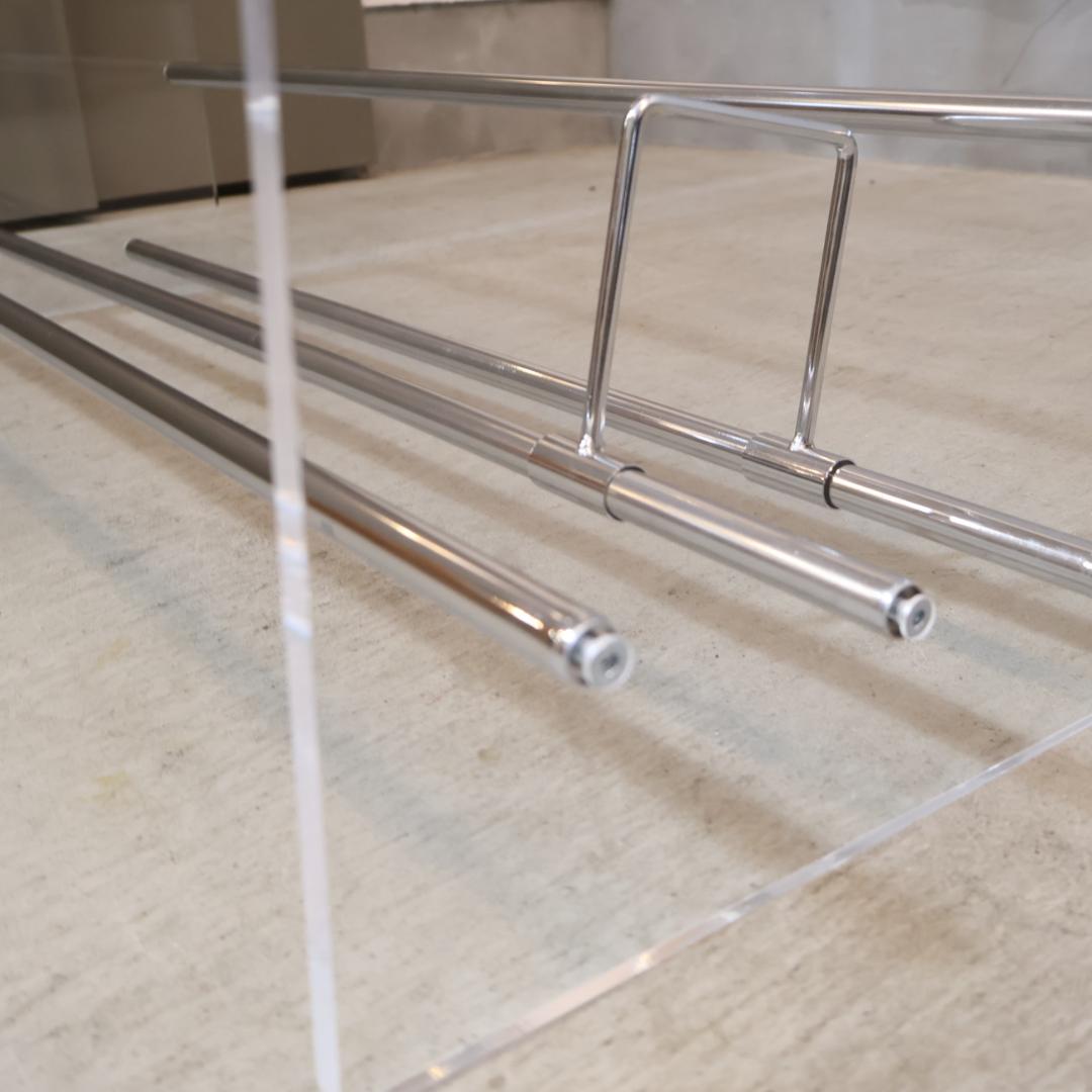 Lumiere クリアブックシェルフ アクリル オープンラック dinos 収納