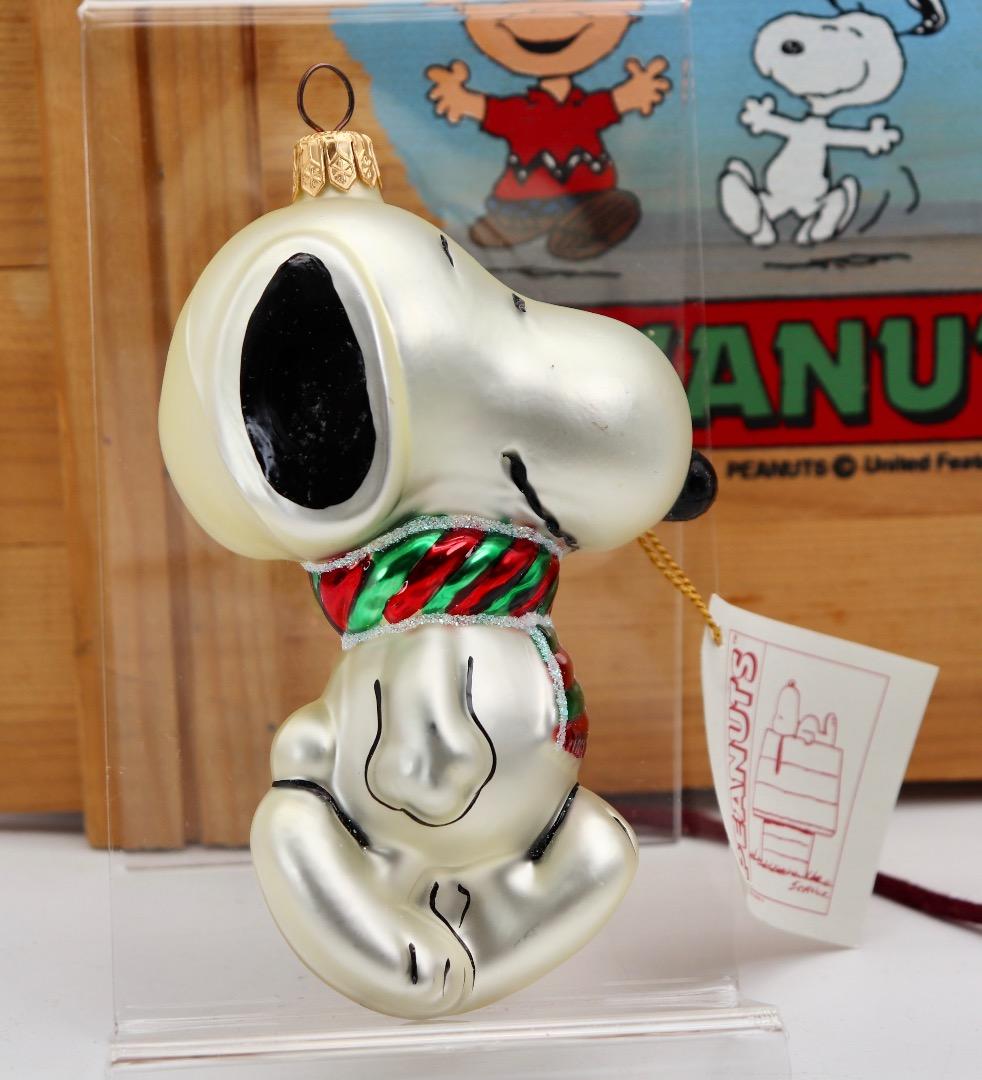 アリス・イン・ワンダーランドとスヌーピー ガラス２セットPOLAND製