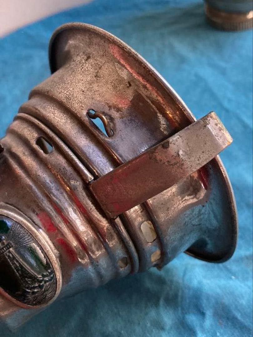 古道具　戦前　カーバイトランプ　アセチレンランプ　自転車用