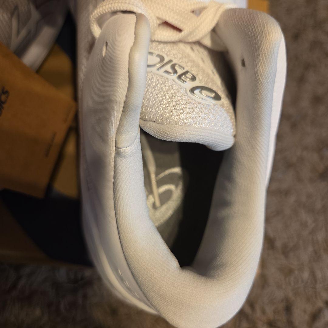 新品 アシックス ゲルバースト バスケ 27cm 白