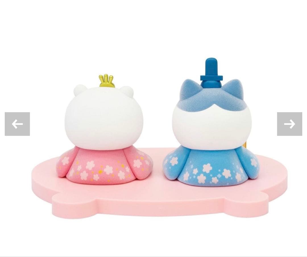 吉徳ちいかわ ちいかわ＆ハチワレ ミニ雛人形