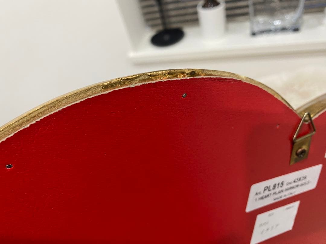 イタリア製 ハート型ミラー