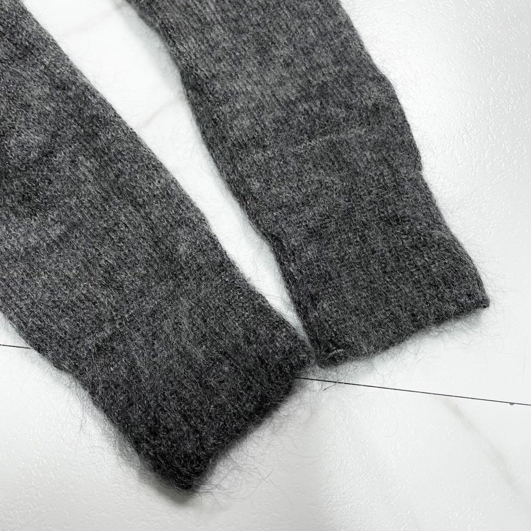 バーバリーブルーレーベル アンサンブル ニットカーディガン モヘヤ ノバチェック