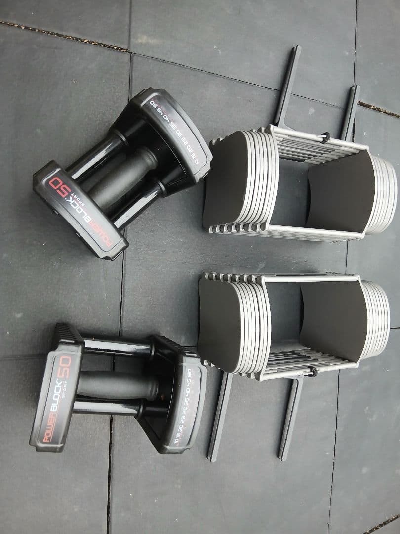 ① POWER BLOCK SP50パワーブロック ダンベル　23kg × 1個