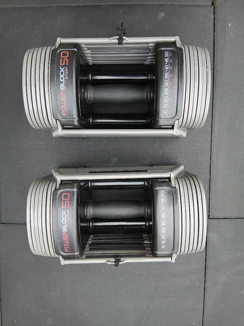① POWER BLOCK SP50パワーブロック ダンベル　23kg × 1個