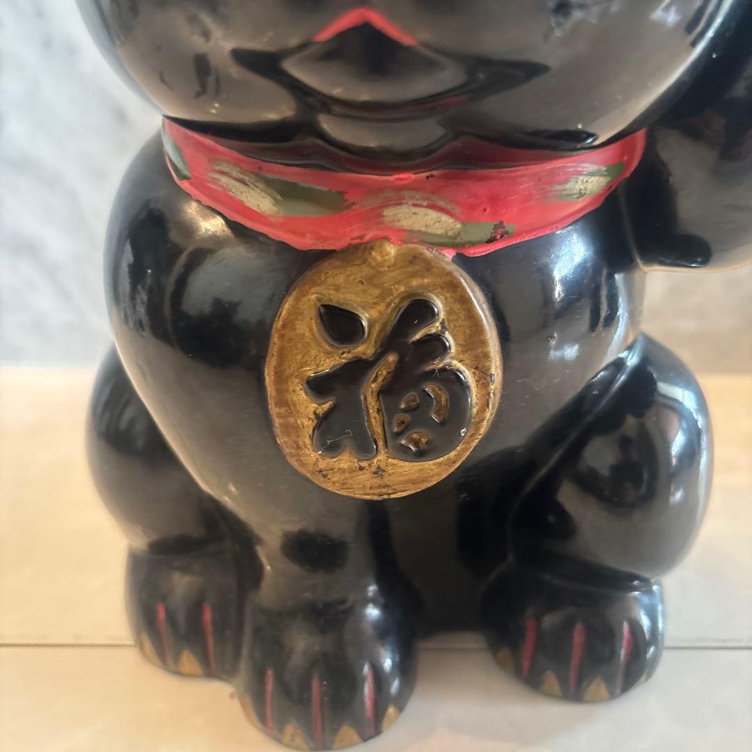 1920-30年代アンティークまつ毛が特徴的で妖艶な瞳も美しい雰囲気抜群の招き猫