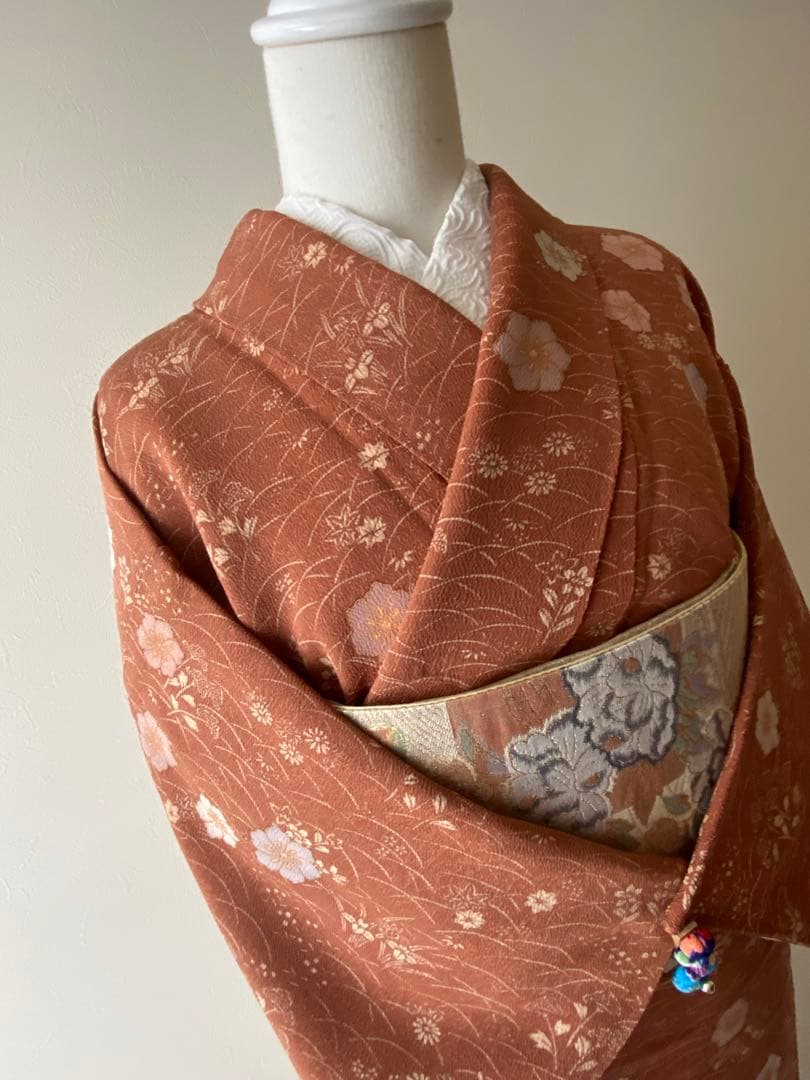 【BayKazzy様】落ち着いた雰囲気の付け下げ訪問着　正絹　袷