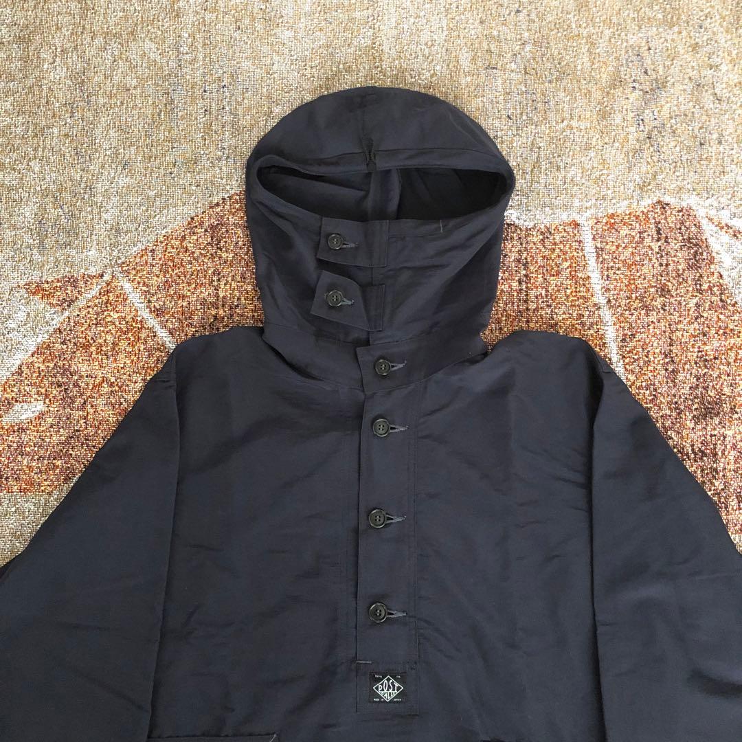 ポストオーバーオールズ NAVY PARKAプルオーバーアノラックcorona