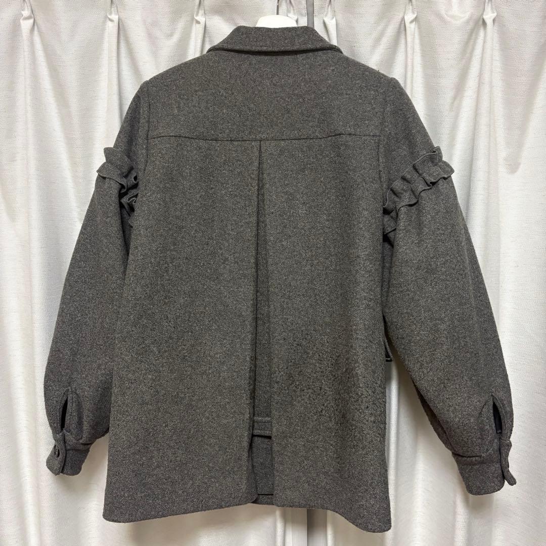 ジャケット・アウター epine Volume Wool Tailored Coat Gray