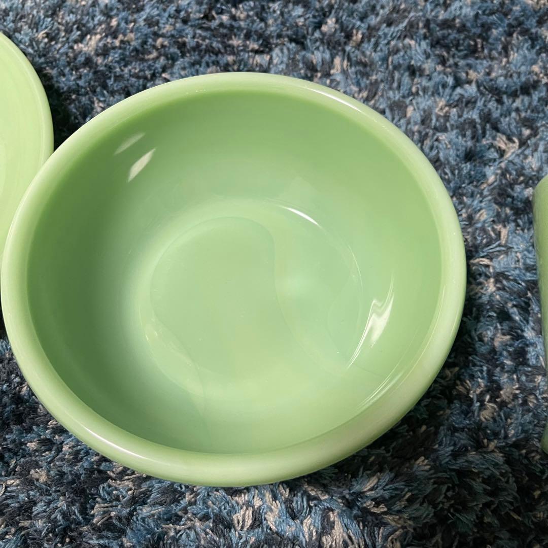 ファイヤーキング 翡翠色 食器 6点セット バラ売り不可 最終値下げ