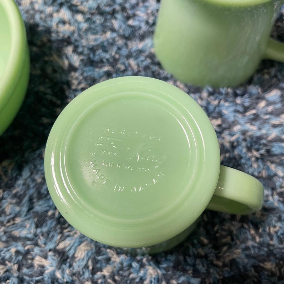 ファイヤーキング 翡翠色 食器 6点セット バラ売り不可 最終値下げ