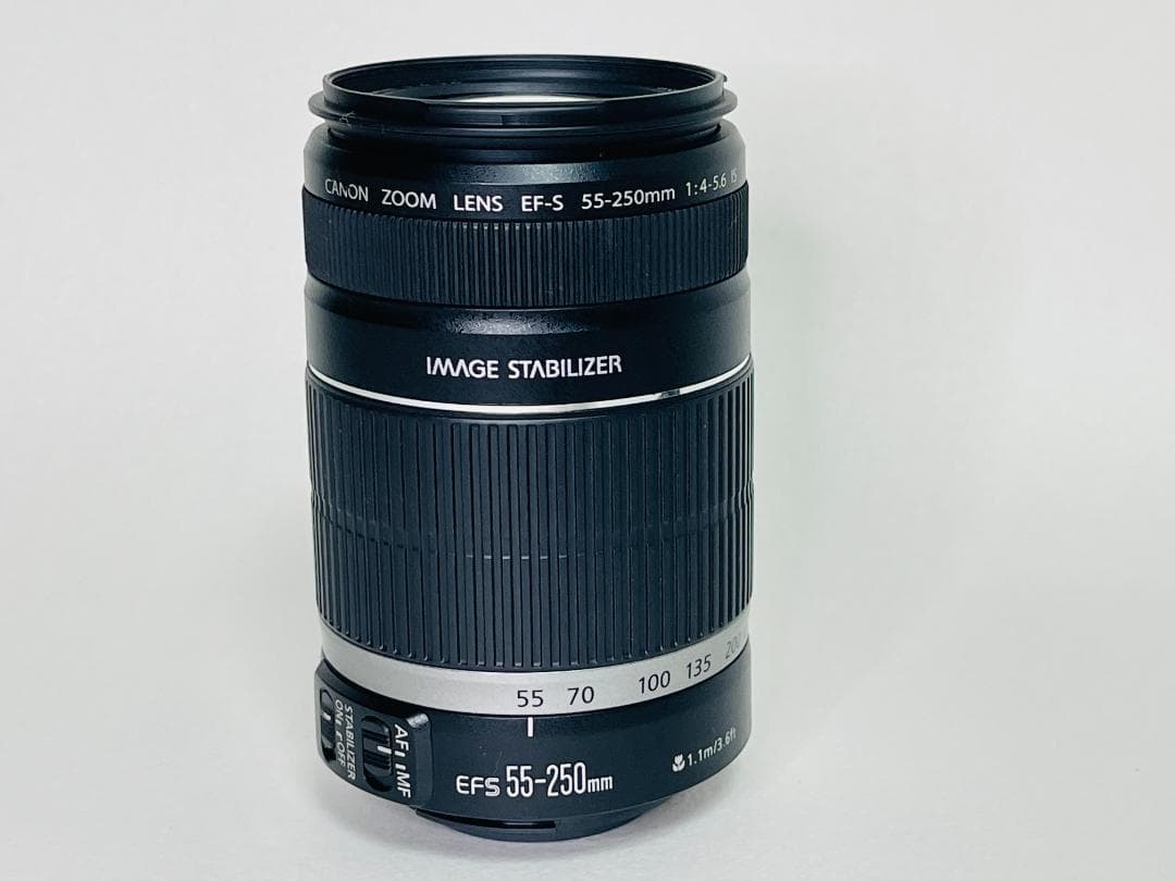 美品☘️ キャノン EF-S 55-250mm IS F4-5.6 望遠レンズ