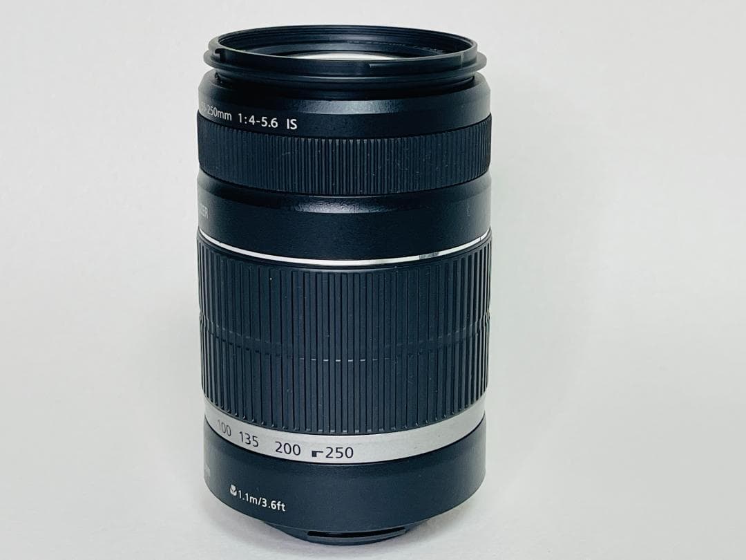 美品☘️ キャノン EF-S 55-250mm IS F4-5.6 望遠レンズ