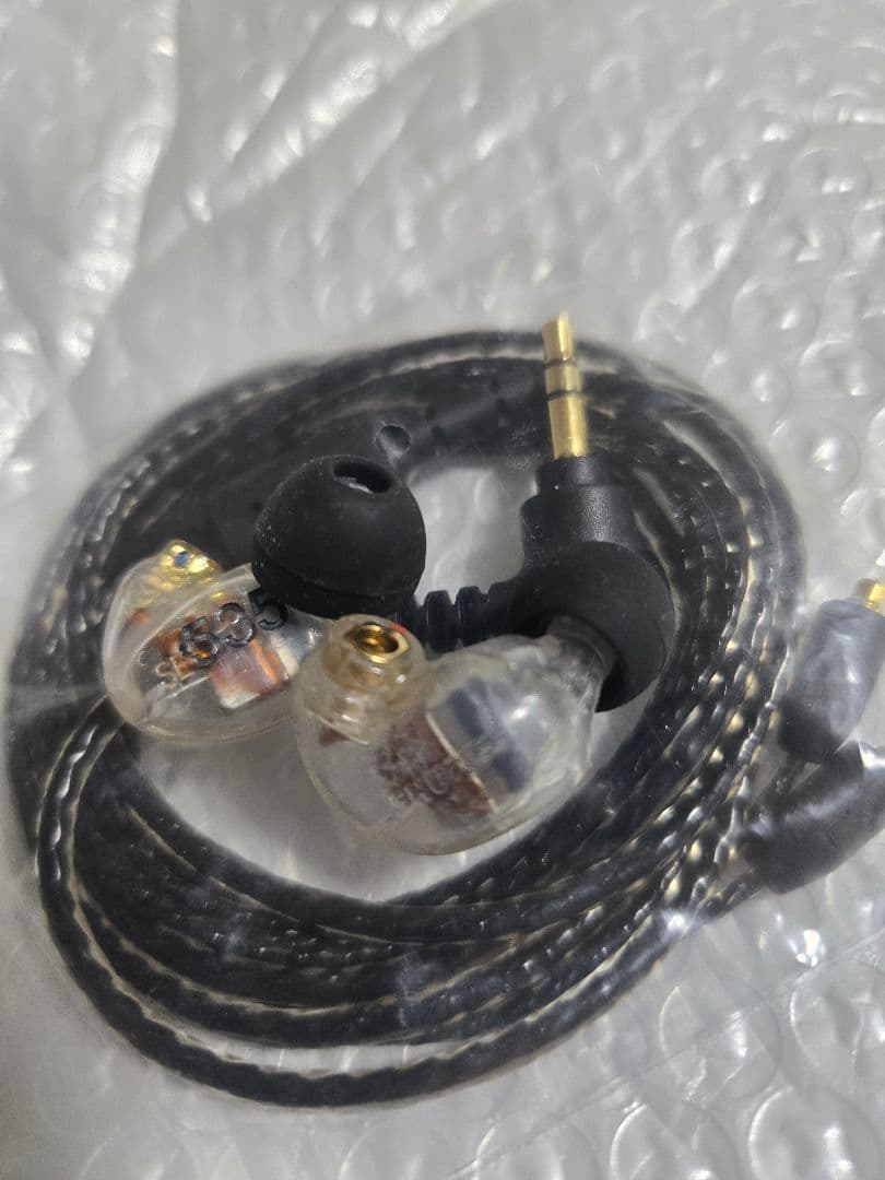 SHURE SE535 ガラスコート 新品フィルター換装済 汎用チップ対応