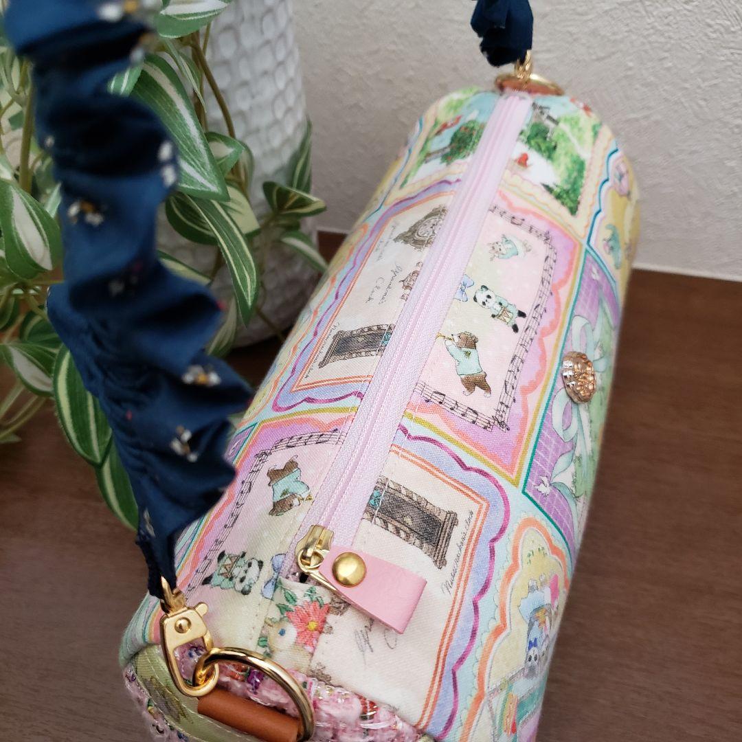 【ピカピカ様ご確認用】ꕤ︎︎ハンドメイド ユキエモン ⚘ドラムロールバッグ