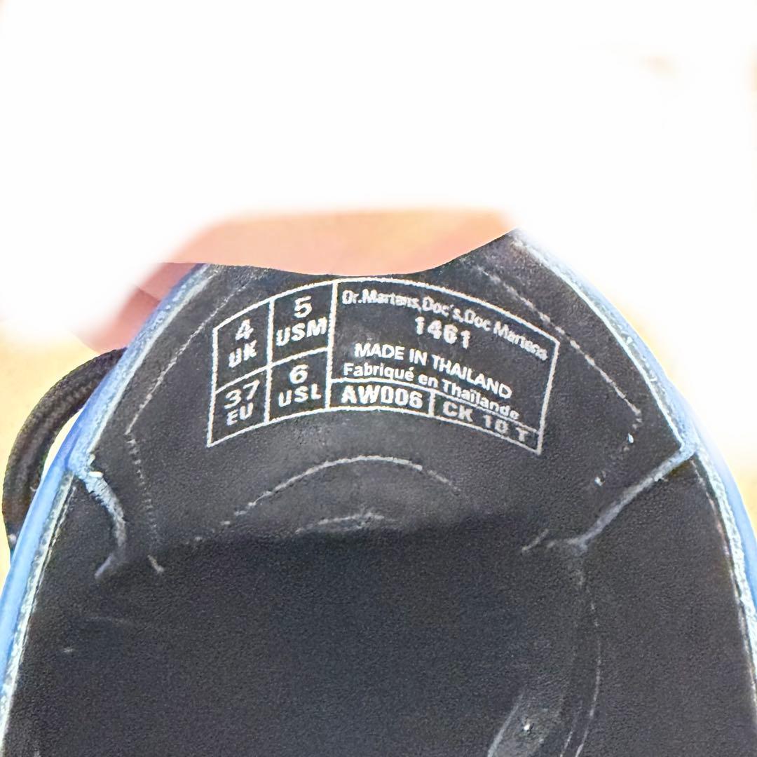 Dr.martens 3ホール シューズ ブルー