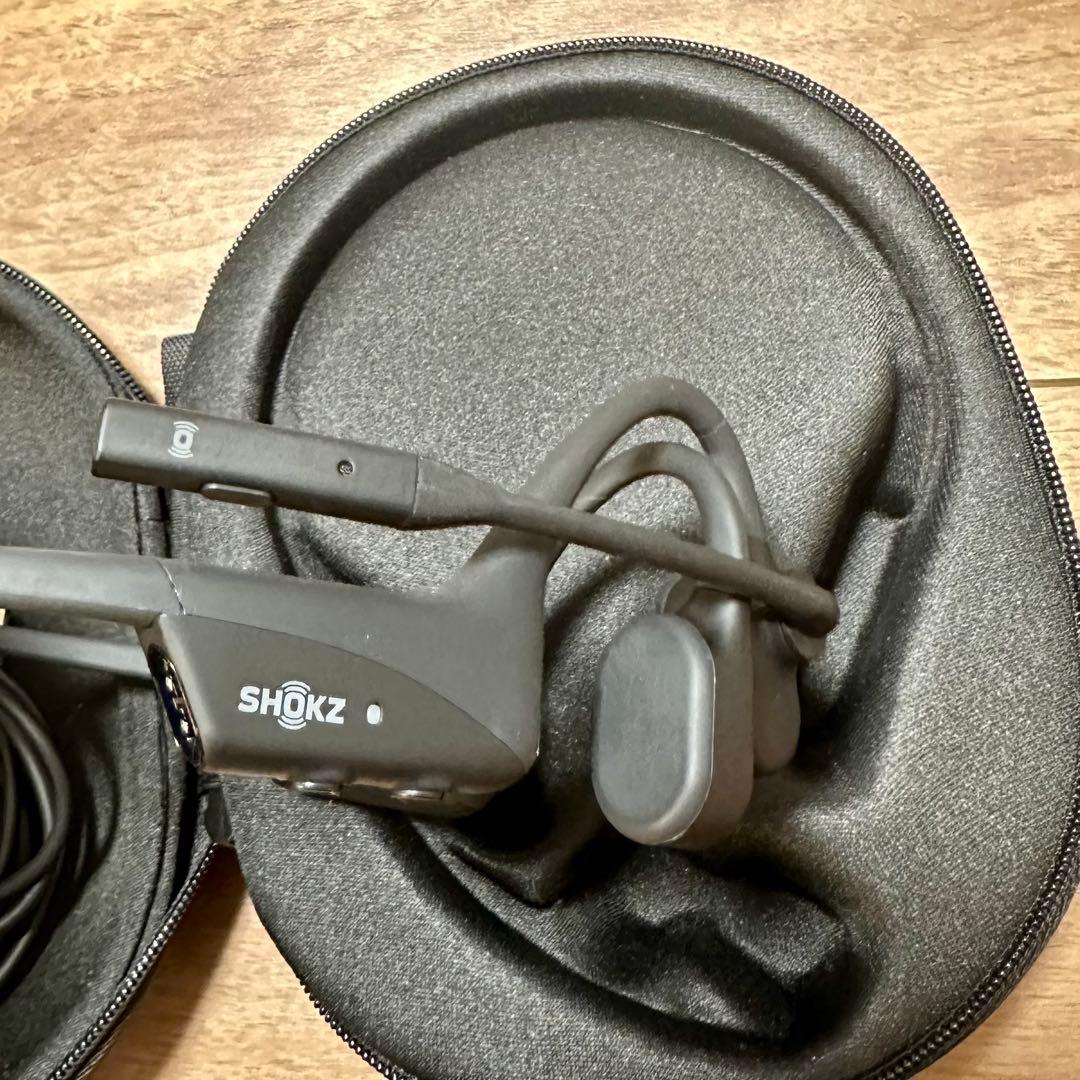 Shokz OpenComm2 骨伝導ヘッドセット C110 ブラック動作確認済