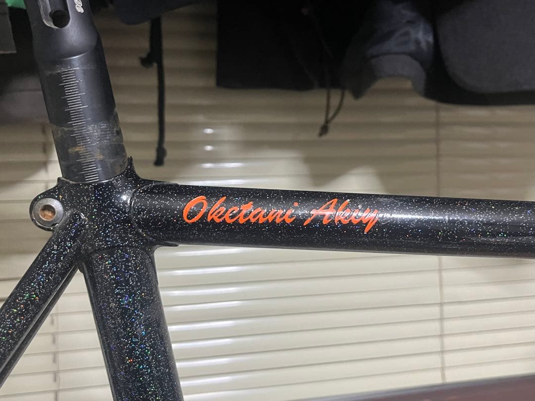 MAKINO ピストフレーム　選手名　NJS ラメ　マキノ　ブルーラグ　おまけ有