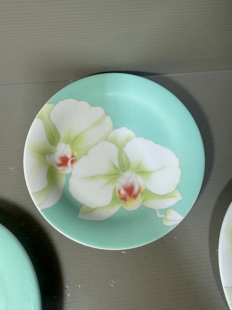 2586 香蘭社　胡蝶蘭　皿　5客　未使用