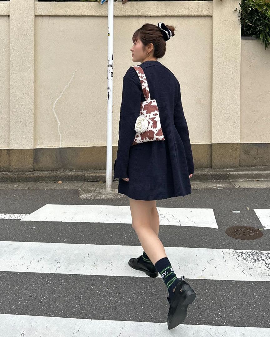 Bibiy. B WILLOW DRESS ネイビー
