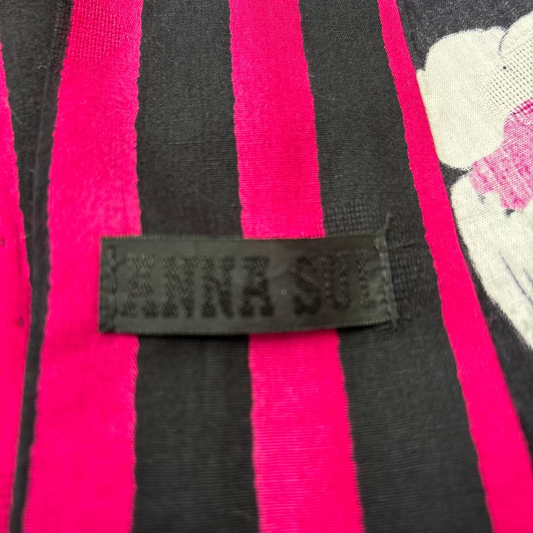 ANNA SUI 浴衣 カップケーキ柄 黒/ピンク