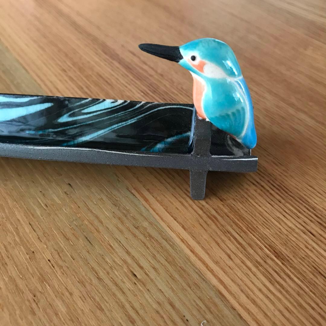 カワセミの香立　飯田倫久