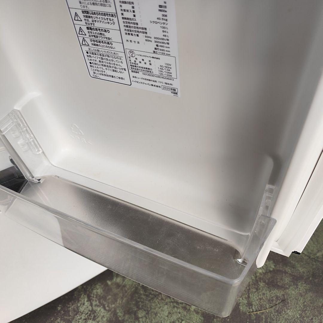 送料込価格 　冷蔵庫 ハイセンス HR-D1302 2020年製