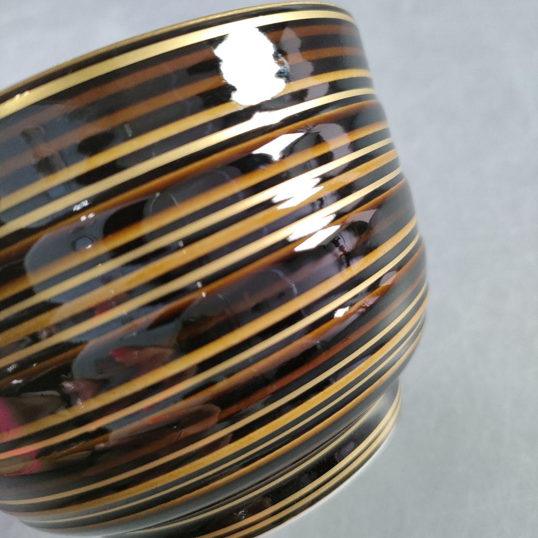 A940-6/京焼/貴古 造/一二三節紋碗5客/茶器/茶碗/茶道具/抹茶碗/