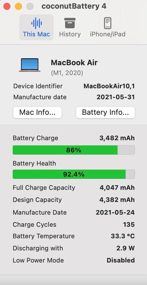 MacBook Air M1 Late 2020 ゴールド 美品