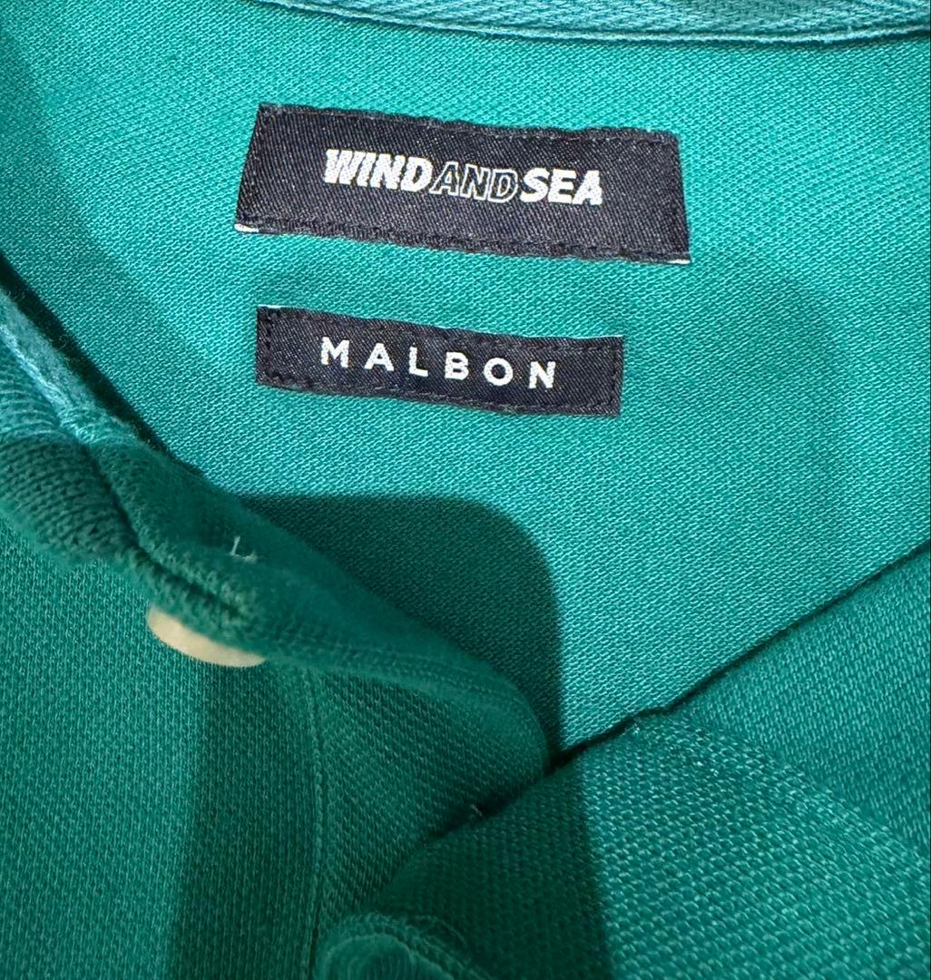 Malbon × wind and sea ポロシャツ ウィンダンシー