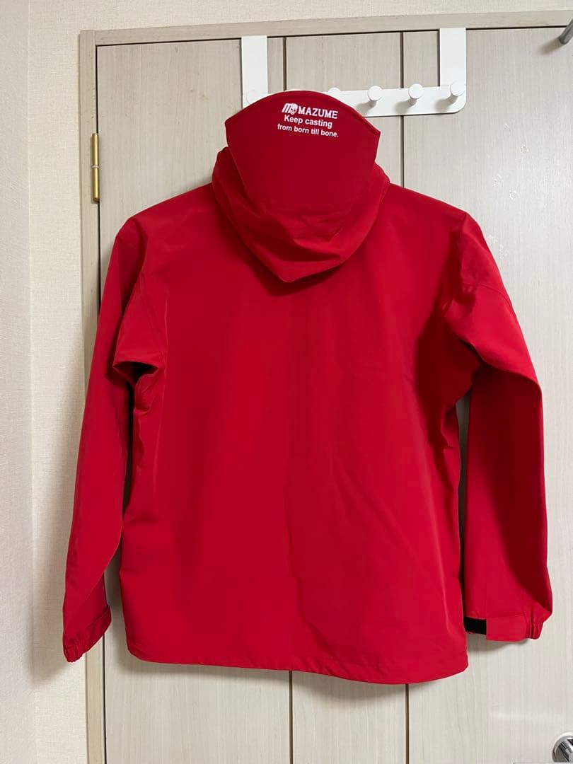 【新品未使用】マズメmazumeコアレインスーツ MZRS-756 レッドLL