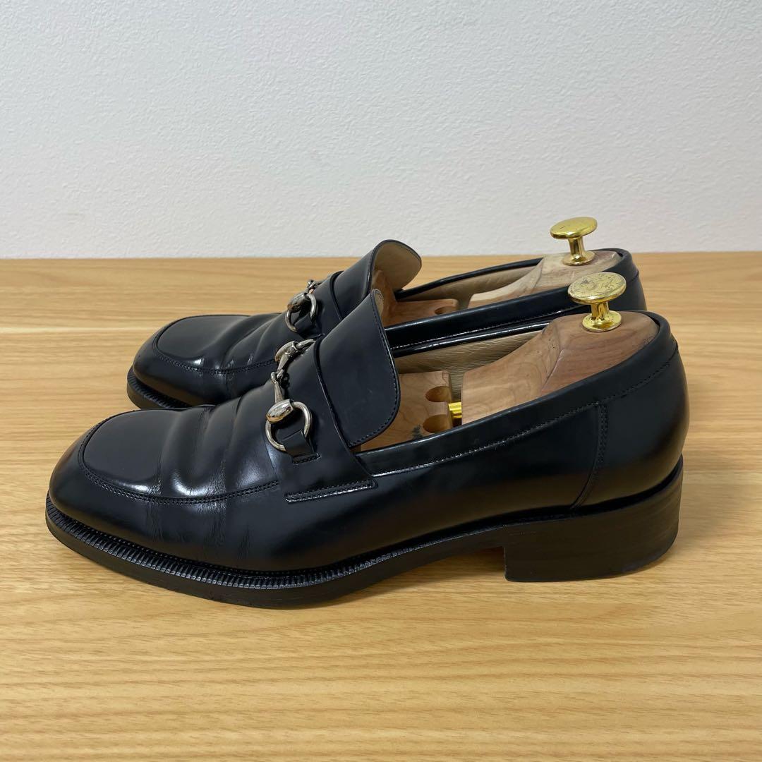 グッチ　ホースビットローファー　レザー　ブラック 43.5