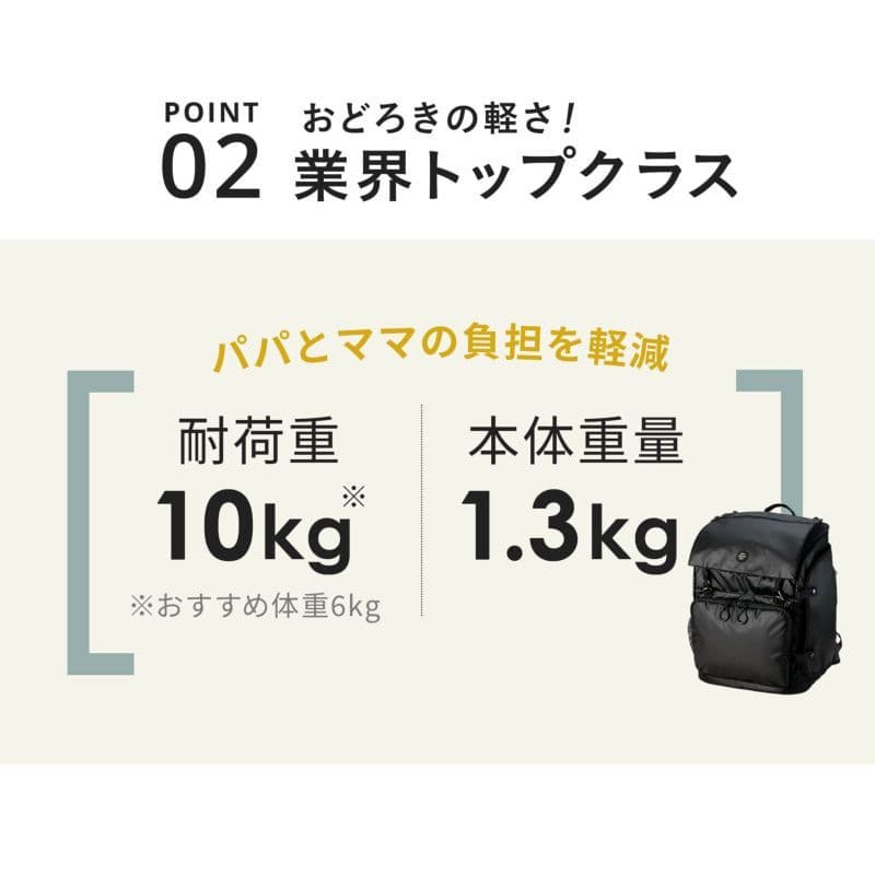 ＼新品未使用／ AIRBUGGY 3WAY バックパックキャリー (ブラック)