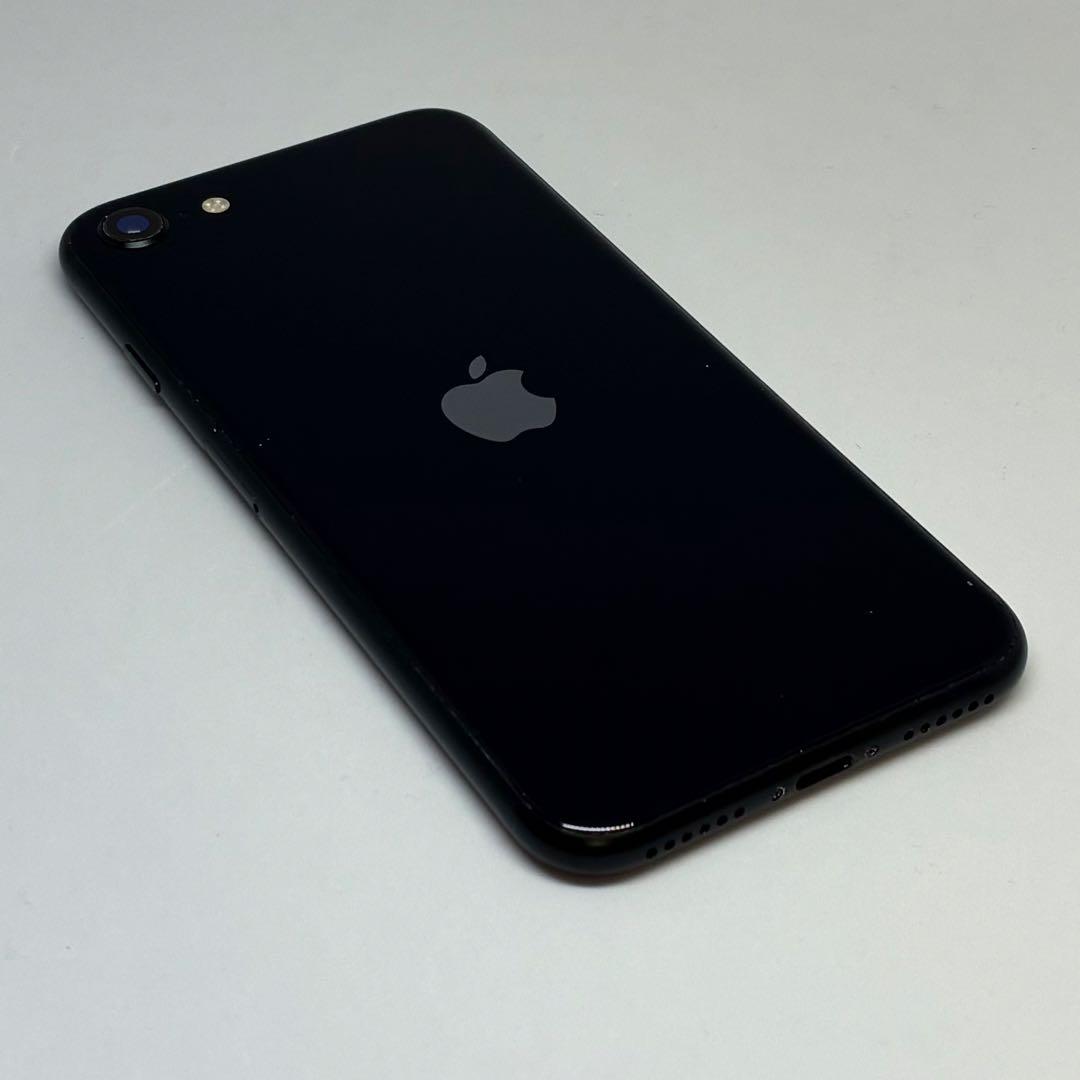 M27美品【電池新品100％表示】iPhone SE3 128GB ミッドナイト