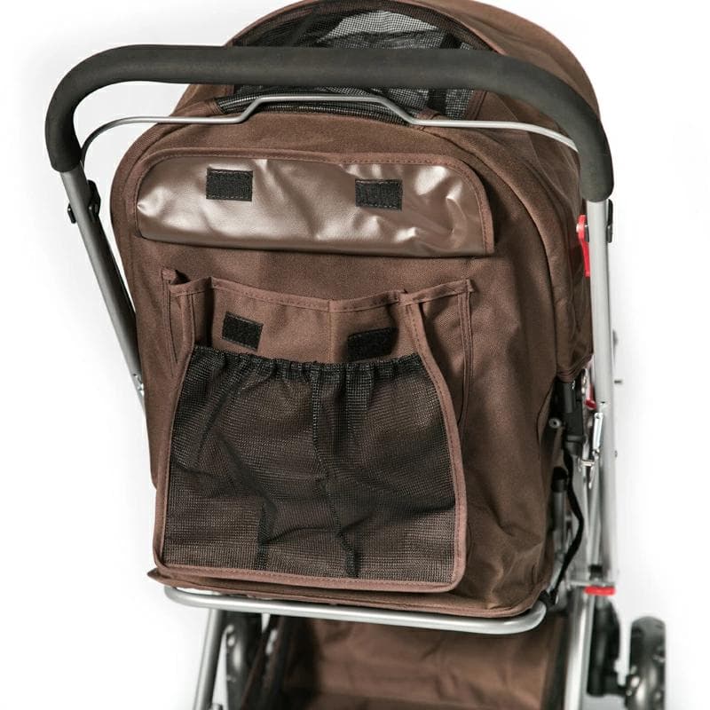 一回使用★ ポンポリース 折畳み 対面式切り替えカート 中型・多頭用バギーカー