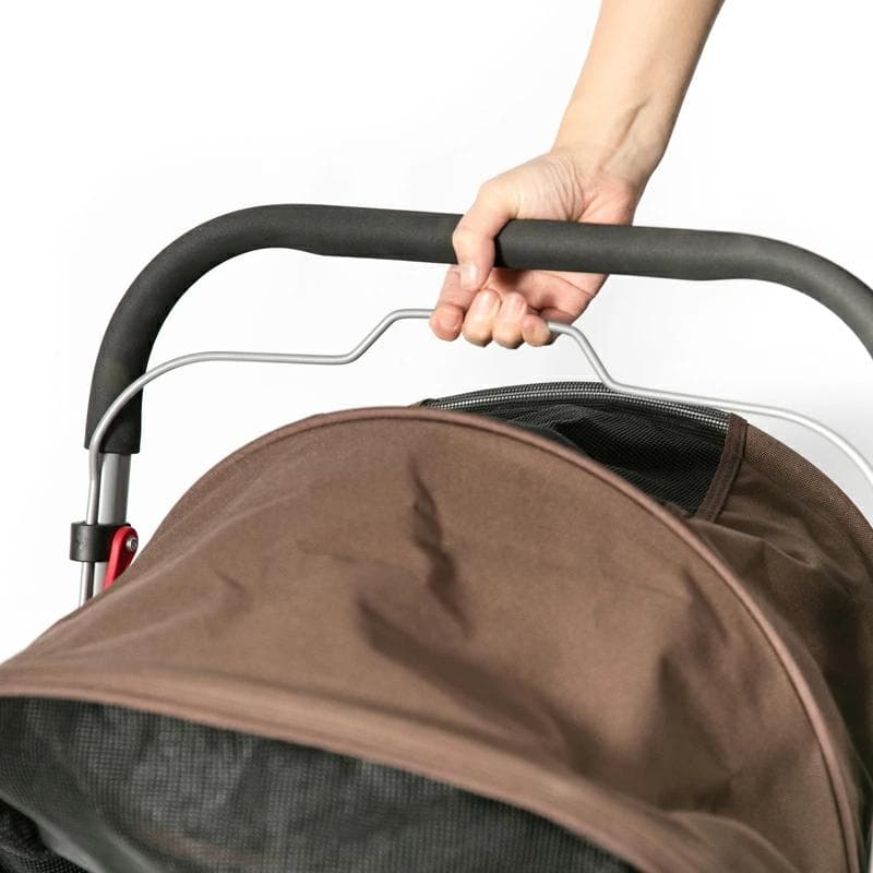 一回使用★ ポンポリース 折畳み 対面式切り替えカート 中型・多頭用バギーカー